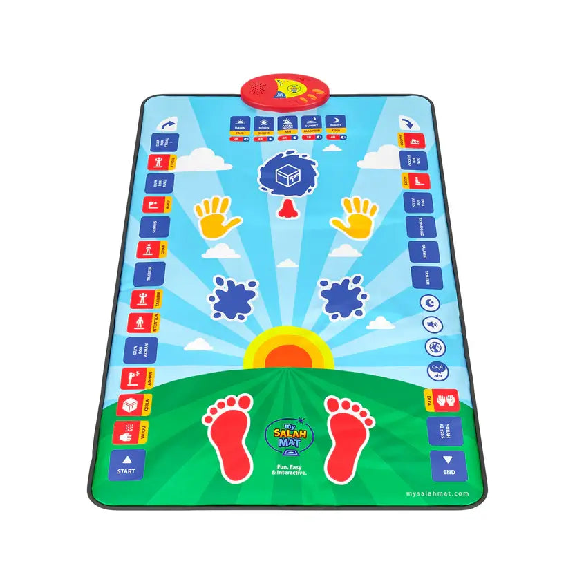 My Salah Mat Interactive Kids Prayer Mat Blue Version