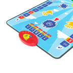 My Salah Mat Interactive Kids Prayer Mat Blue Version