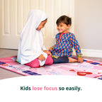 Smart Interactive Kids Prayer Mat Pink Version |  Now with Salah Translation | Ramadan & Eid Gift