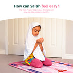 Smart Interactive Kids Prayer Mat Pink Version |  Now with Salah Translation | Ramadan & Eid Gift