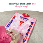 Smart Interactive Kids Prayer Mat Pink Version |  Now with Salah Translation | Ramadan & Eid Gift