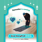Smart Interactive Adult/Revert Prayer Mat | Original Version | 8years+ | A beautiful Ramadan and Eid gift for loved ones