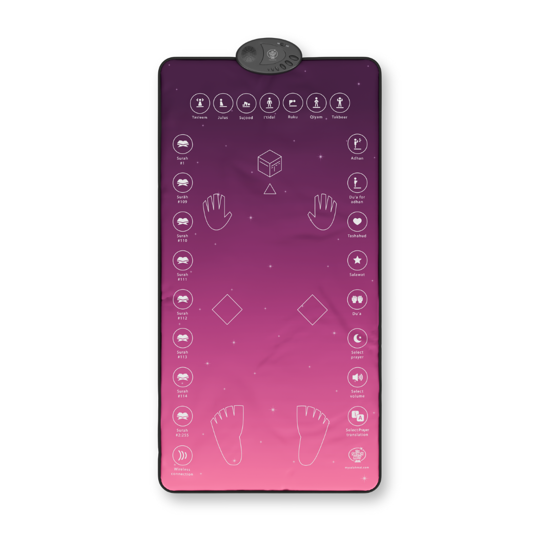 Smart Interactive Adult/Revert/Teenager Prayer Mat | Rahma Version | Ramadan & Eid Gift