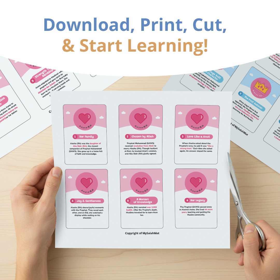 Free Download: Women in Islam Flashcards | Learn Women in Islam | Ramadan & Eid Gift