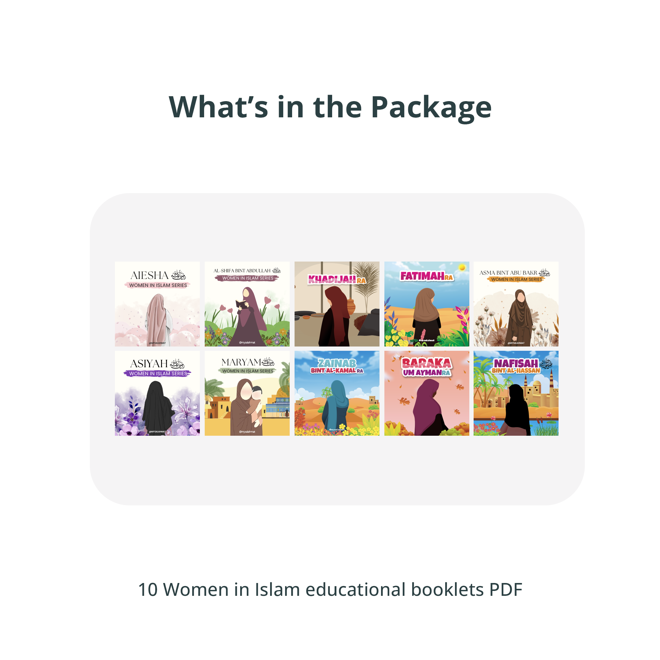 Women in Islam Series | Educational Downloads | Instant Download