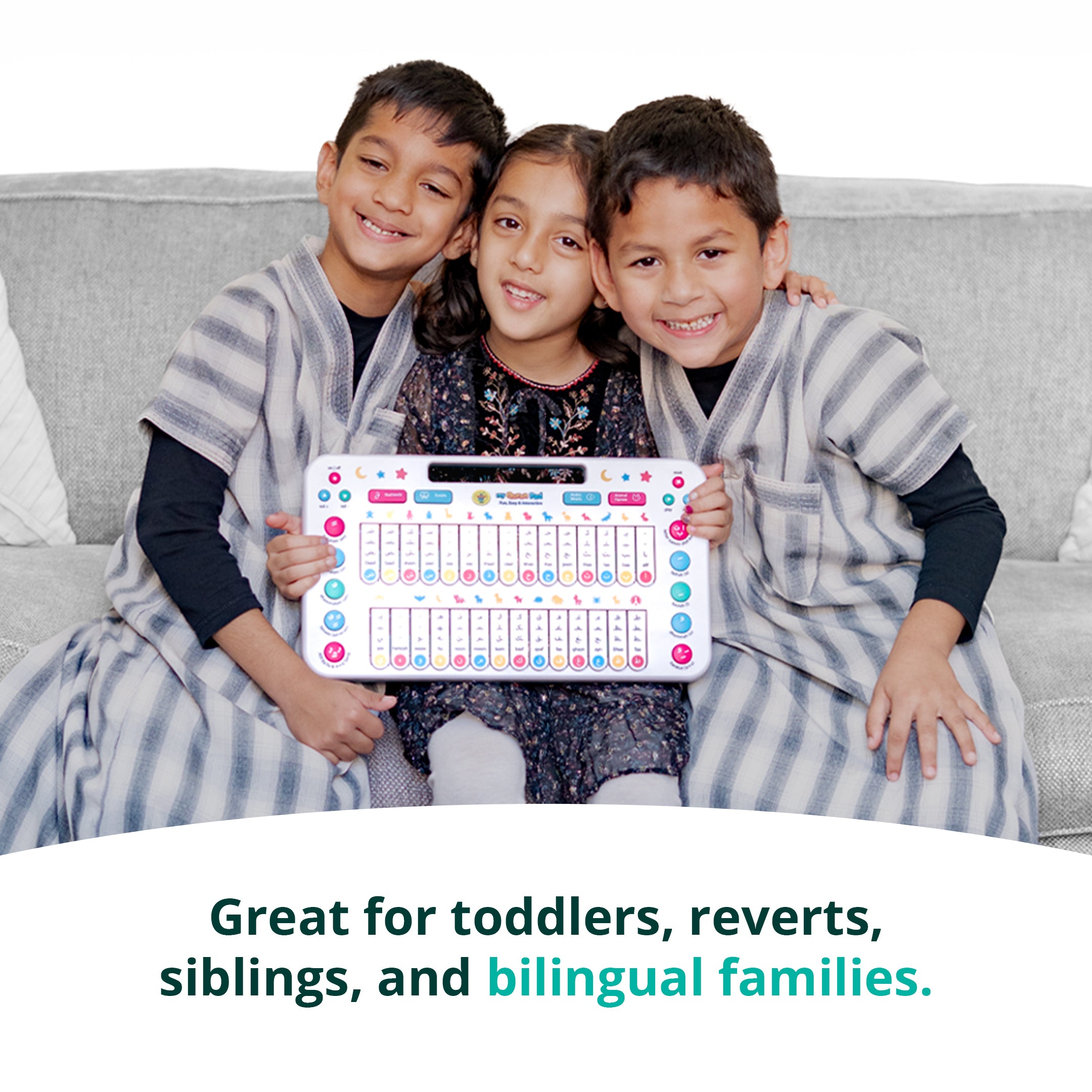 My Quran Pad | Interactive Arabic Alphabet Learning Pad For Kids | A beautiful Ramadan and Eid gift for loved ones