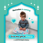 My Quran Pad | Interactive Arabic Alphabet Learning Pad For Kids | A beautiful Ramadan and Eid gift for loved ones
