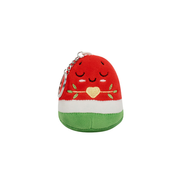 Watermelon Keyring - 8cm Soft Adorable Fruit Plush Muslim Doll | A beautiful Ramadan and Eid gift for loved ones