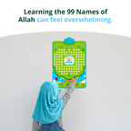 99 Names of Allah Interactive Audio Mat & Wall Art | Learn About All 99 Names of Allah with Stories & Memorisation Function | A beautiful Ramadan and Eid gift for loved ones