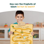 Prophets of Islam Interactive Audio Mat & Wall Art | Learn About All 25 Prophets with Stories & Quizzes | A beautiful Ramadan and Eid gift for loved ones