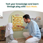 Prophets of Islam Interactive Audio Mat & Wall Art | Learn About All 25 Prophets with Stories & Quizzes | A beautiful Ramadan and Eid gift for loved ones