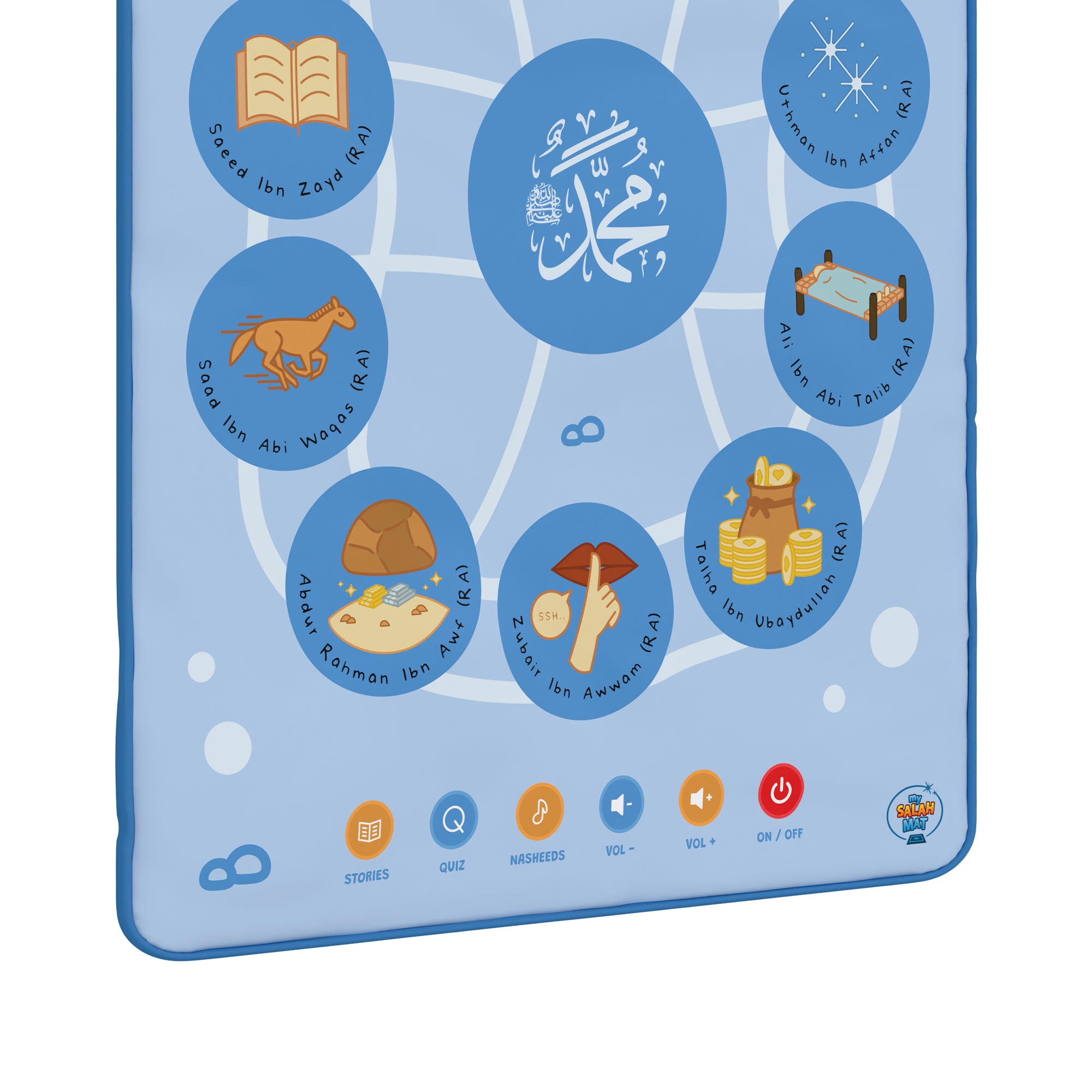 10 Promised Paradise Interactive Wall Art & Audio Mat | Learn The Stories of The Prophet’s Companions