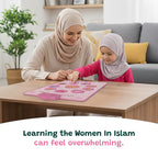 Women in Islam Interactive Wall Art & Audio Mat | Touch, Listen & Learn Their Inspiring Stories | A beautiful Ramadan & Eid Gift for Loved Ones