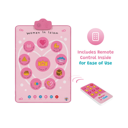 Interactive Islamic Audio Mat & Wall Art | Women In Islam & 10 Promised Paradise | Bundle Offer