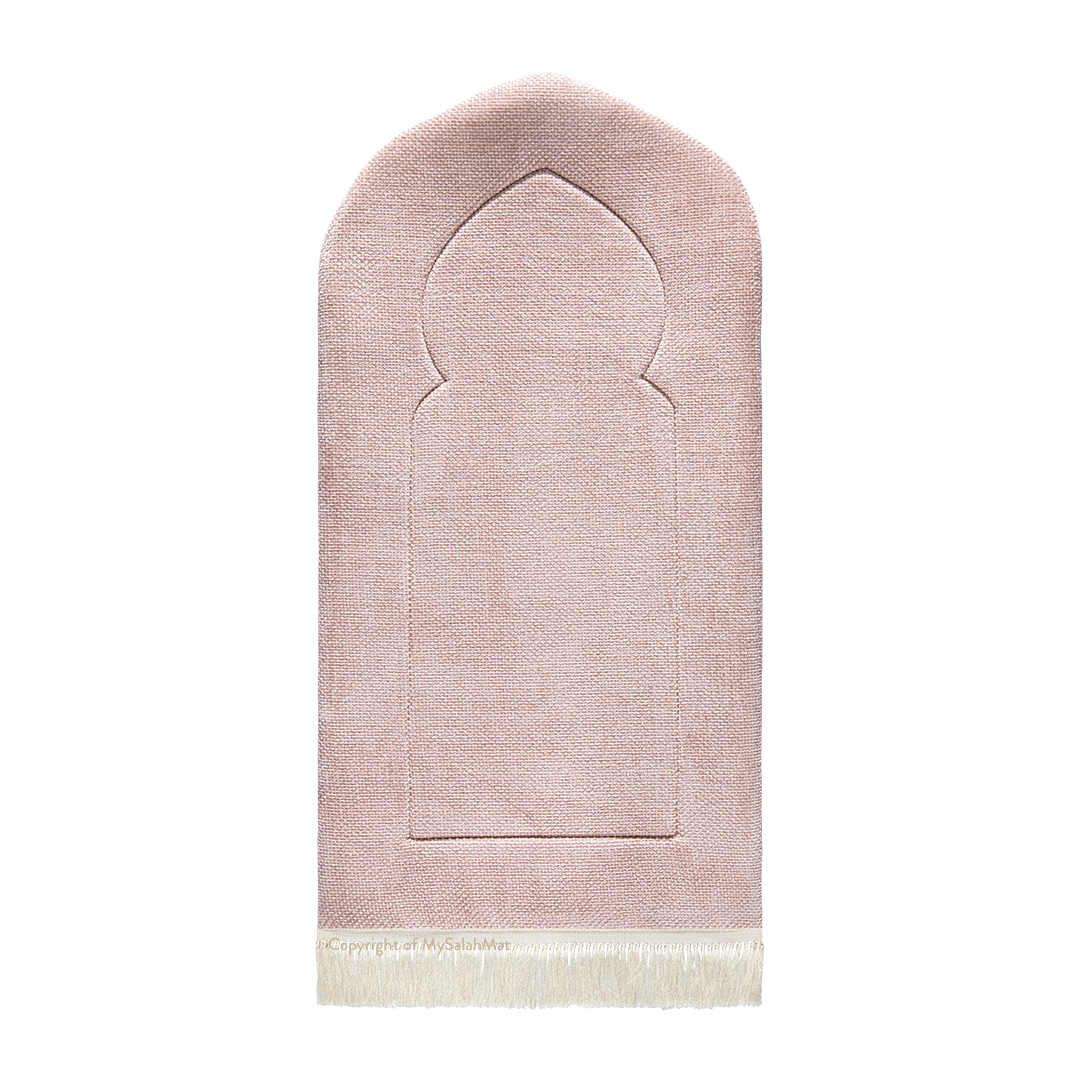 Adult Padded Prayer Mat with Luxury Rose Arch Design by Urban Rugs UK | A beautiful Ramadan & Eid Gift for Loved Ones