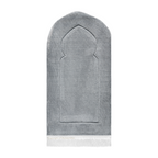 Adult Padded Prayer Mat with Luxury Coal Arch Design by Urban Rugs UK | A beautiful Ramadan & Eid Gift for Loved Ones