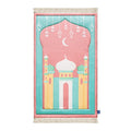 pink mumbai mosque kids prayer mat