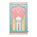 pink mumbai mosque kids prayer mat
