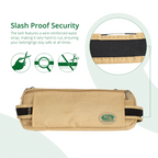Anti-Theft Waist Bag And Ihram & hajj Belt for Men | Beige