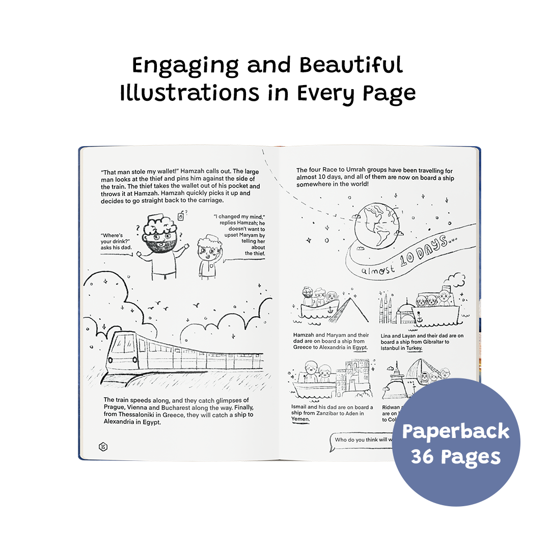 Race to Umrah | Islamic Children’s book for 5-7 Year Olds | A beautiful Ramadan & Eid Gift for Loved Ones