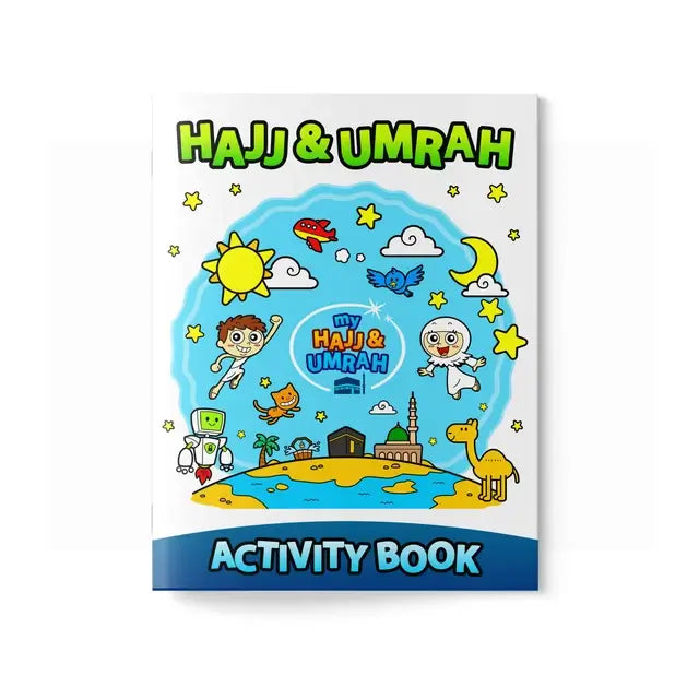 Muslim kids learning activity collection