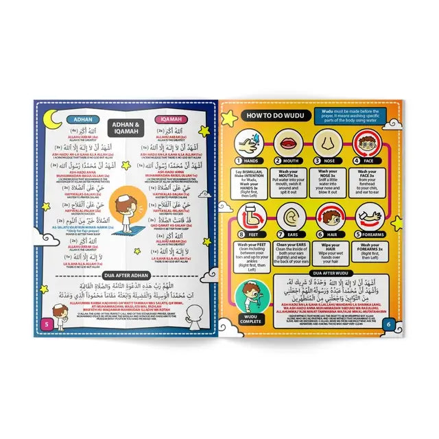 kids salah educational activity book