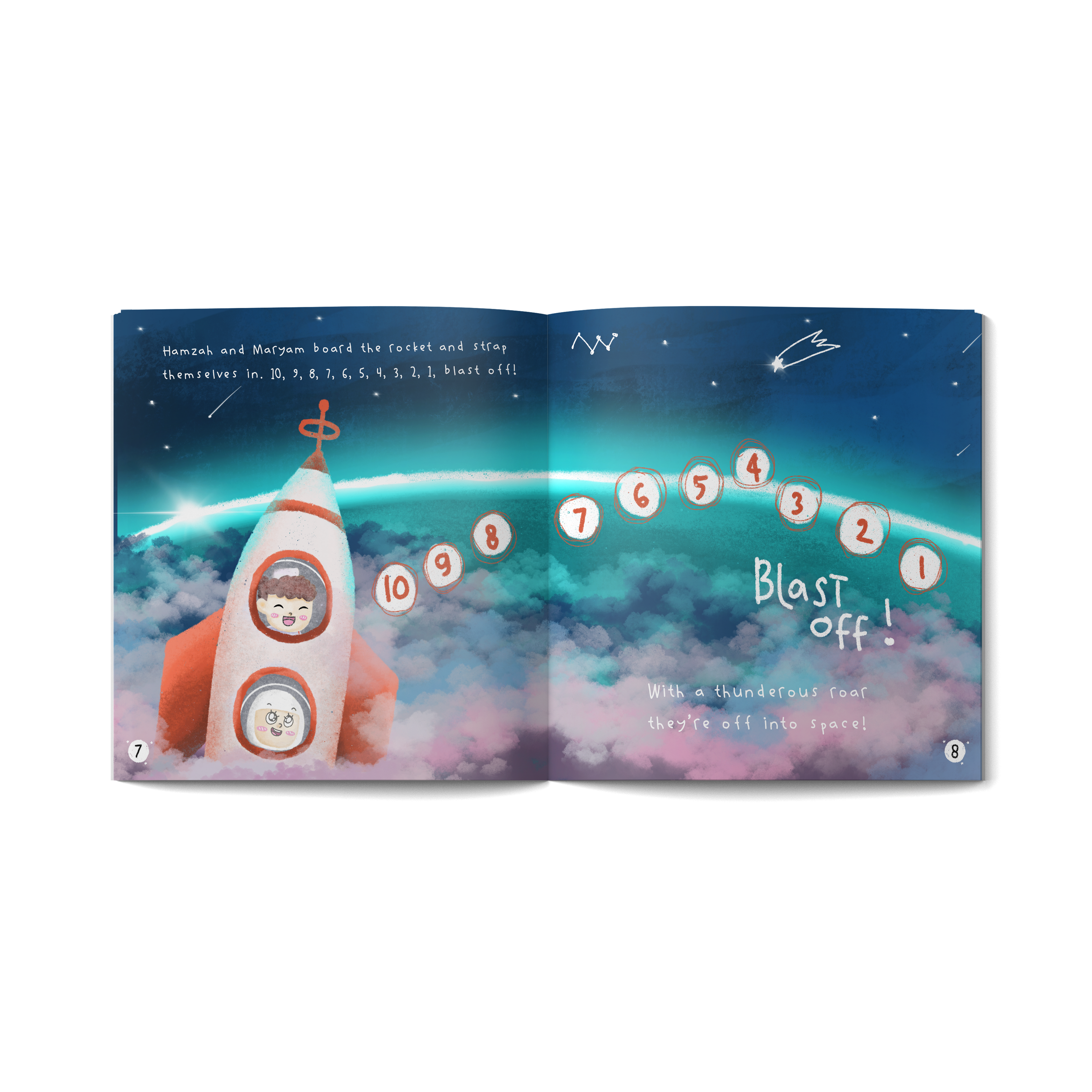 Ramadan in Space, Learn about Islam and Space, Ramadan book for Kids, Islamic Learning, Homeschool Learning in Islam.