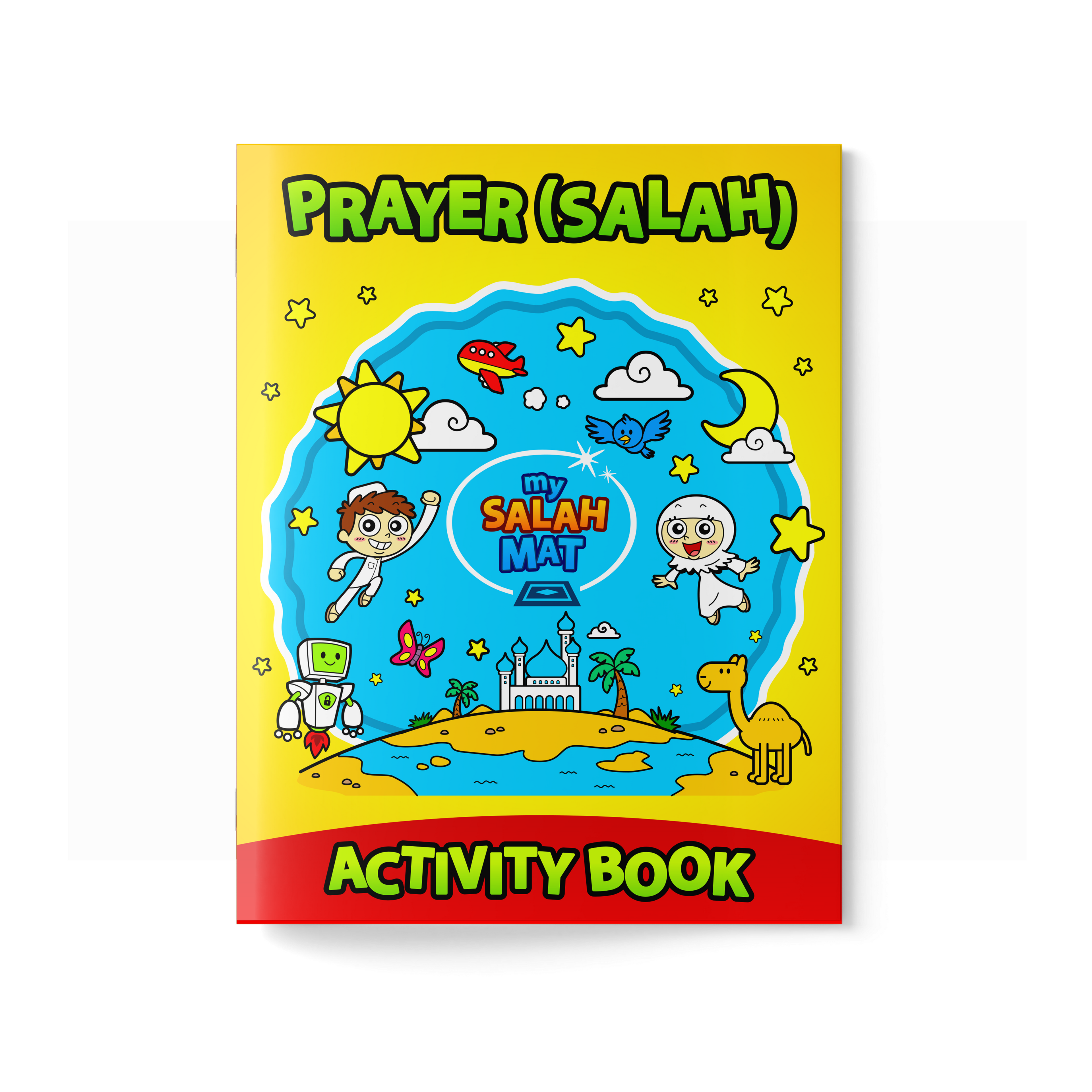 Prayer Activity Booklet, learn all about Prayer, how important is prayer in islam?, How to explain prayer to kids, islamic prayer, my salah mat kids guide.