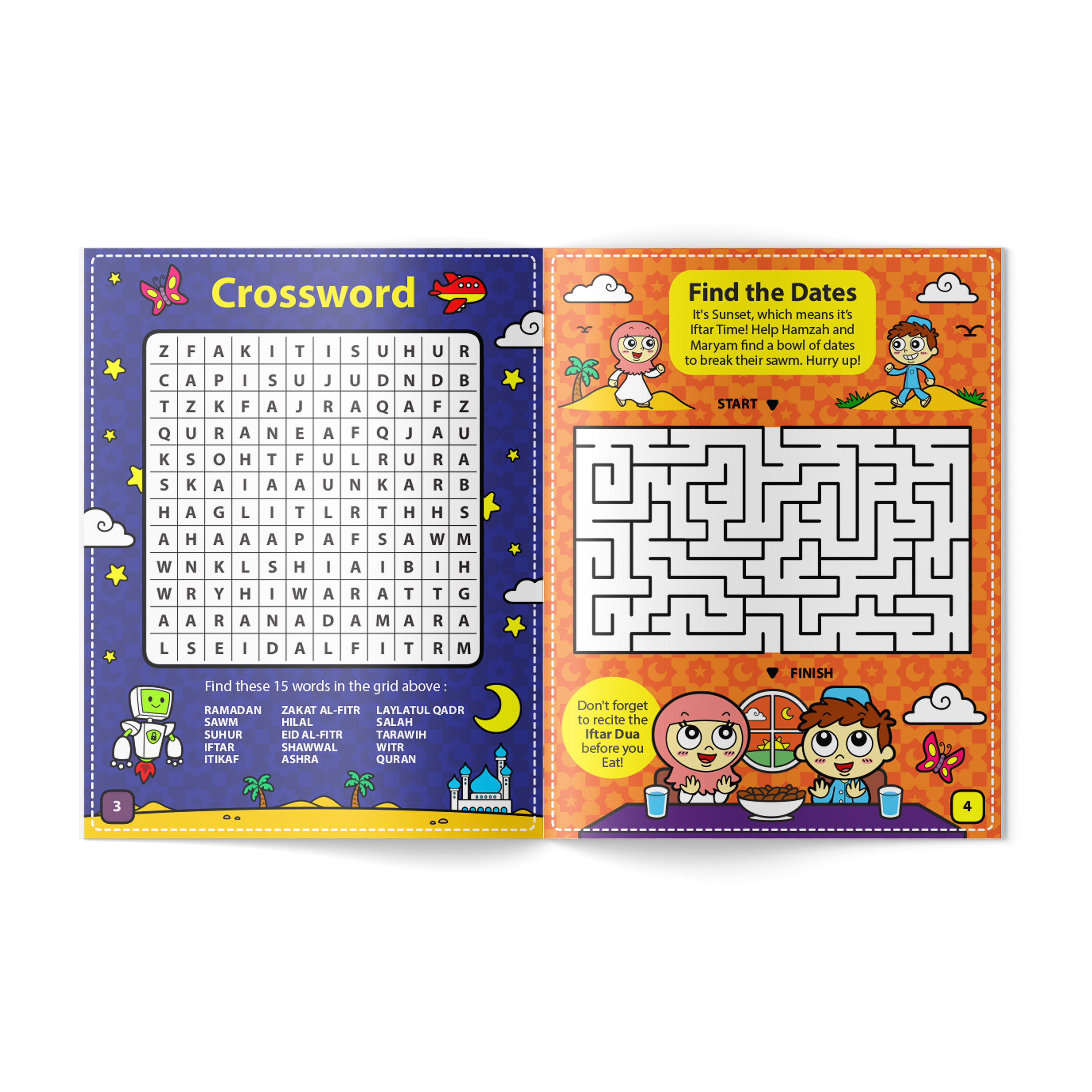 Ramadan activity Booklet, Ramadan Mubara, what is Ramadan, how to explain Ramadan to kids, guide to islam, homeschool islamic book