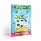 shahada Activity Booklet, take the shahada, what is the shahada, islamic covert, how to convert to islam, guide to islam, homeschool islamic book