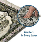 botanical print prayer mat UK