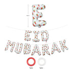 Eid Mubarak Palestine decoration set white