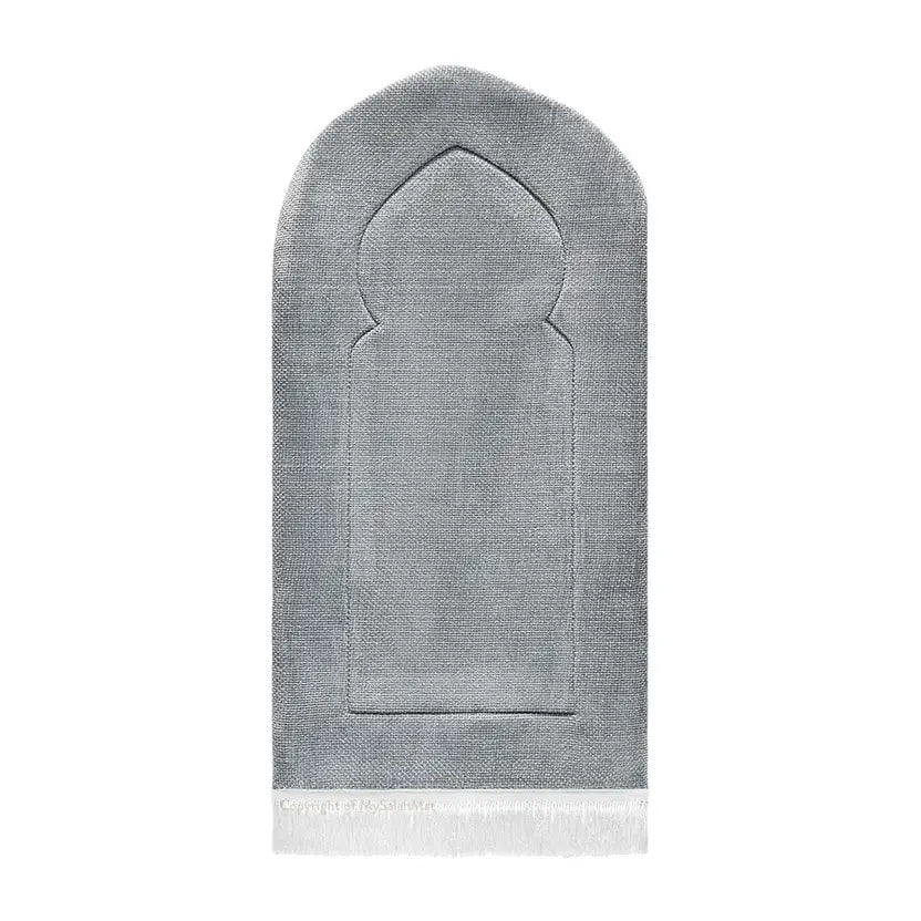 dark grey arch prayer mat