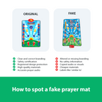 Kids Interactive Prayer Mat (Blue) | Learn Salah Step by Step