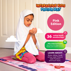 Kids Interactive Prayer Mat (Pink) | Learn Salah Step by Step