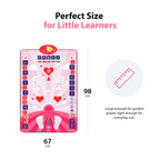 Kids Interactive Prayer Mat (Pink) | Learn Salah Step by Step
