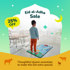 Kids Interactive Prayer Mat (Blue) | Learn Salah Step by Step