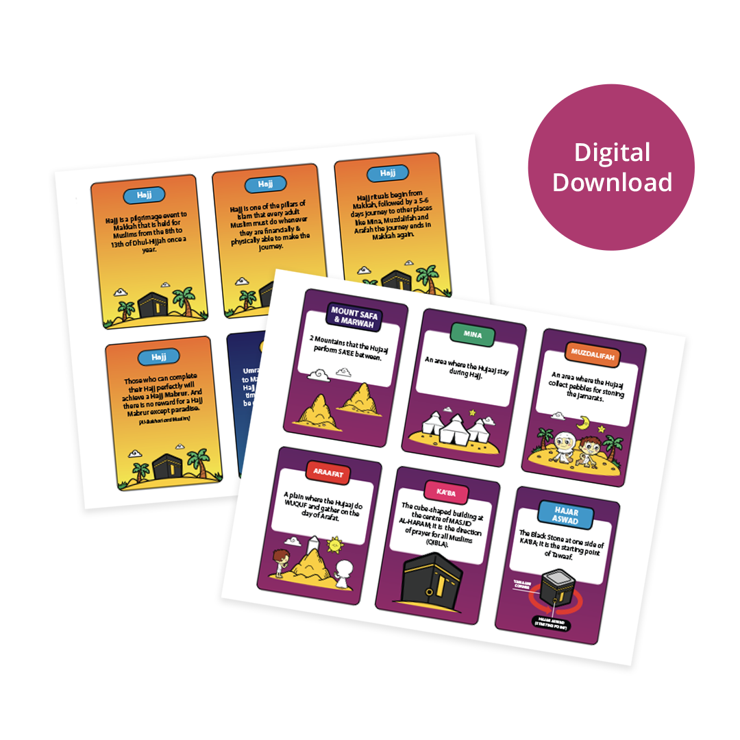 Free Download: Hajj & Umrah Flashcards | Learn About Hajj & Umrah