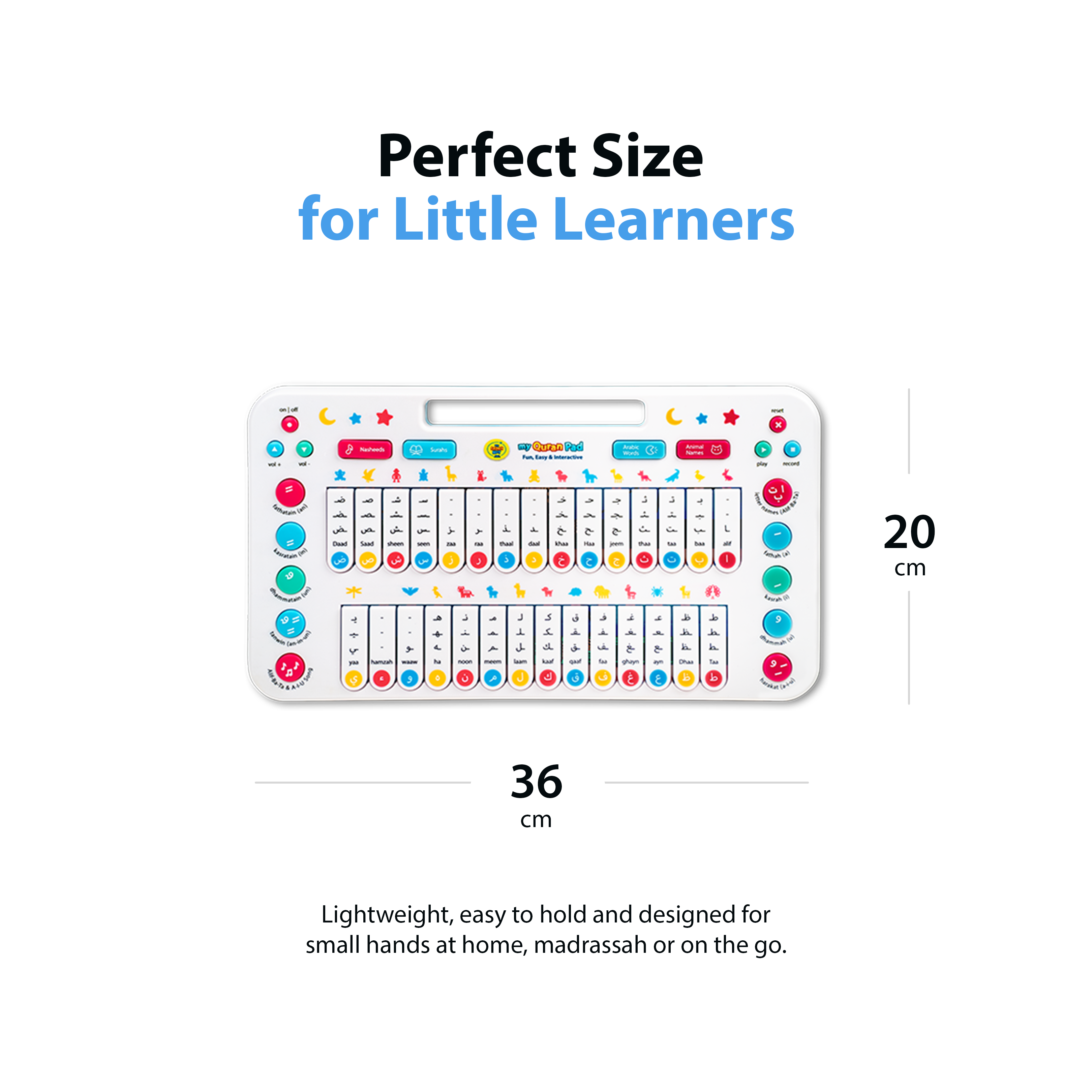 My Quran Pad | Interactive Arabic Alphabet Learning Pad For Kids | Ramadan & Eid Gift