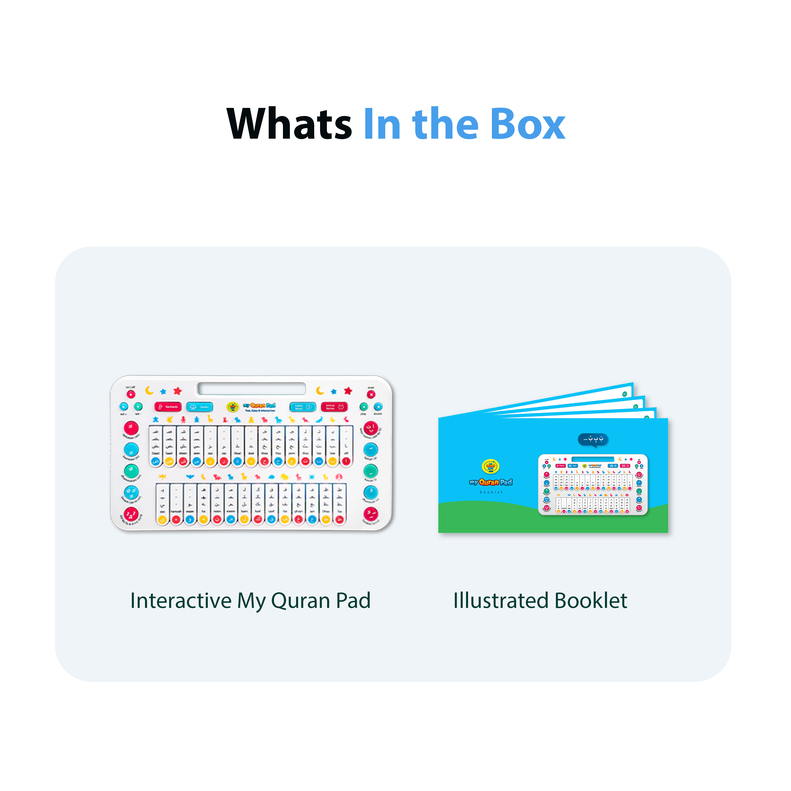 My Quran Pad | Interactive Arabic Alphabet Learning Pad For Kids | Ramadan & Eid Gift