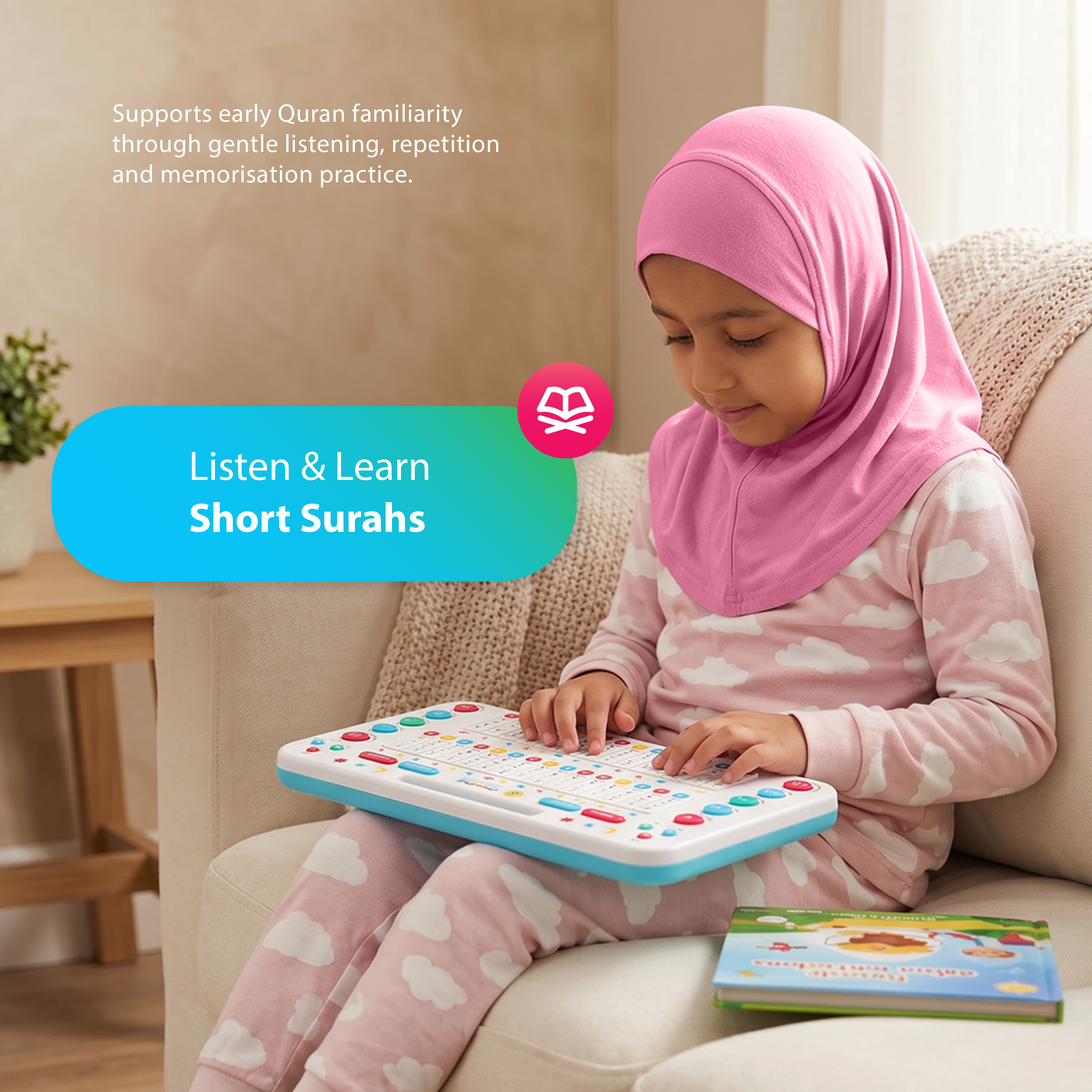 My Quran Pad | Interactive Arabic Alphabet Learning Pad For Kids | Ramadan & Eid Gift