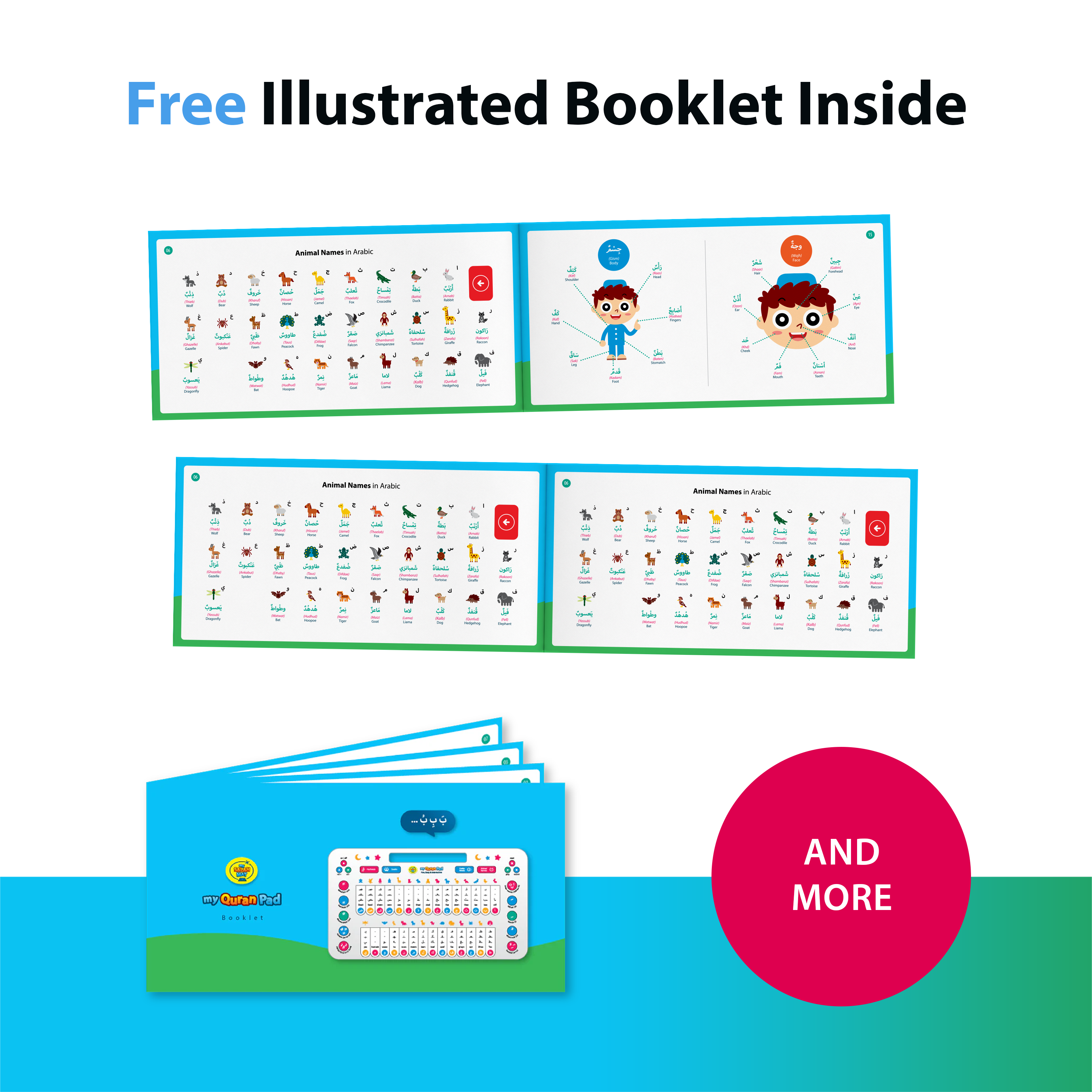 My Quran Pad | Interactive Arabic Alphabet Learning Pad For Kids | Ramadan & Eid Gift