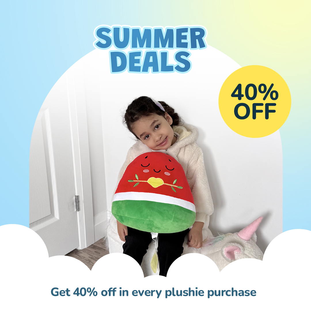 Watermelon Keyring - 8cm Soft Adorable Fruit Plush Muslim Doll | Ramadan & Eid Gift