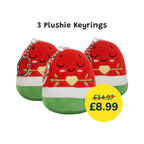 3 Watermelon Keyring Bundle - Soft Plush Adorable Fruit Muslim Doll [DEAL]