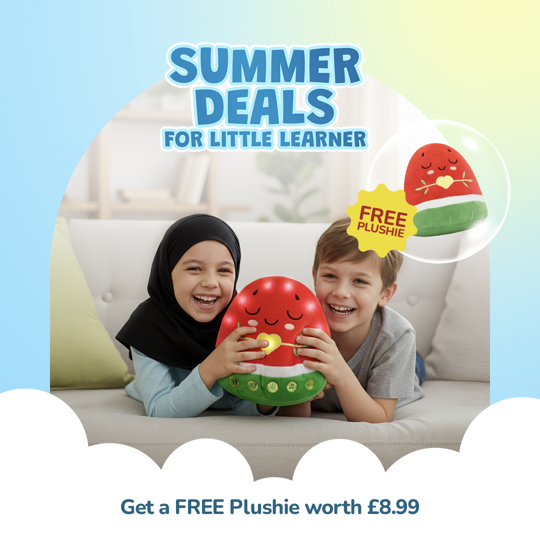 Nūr Watermelon Interactive Plushie | Islamic Toys for Kids