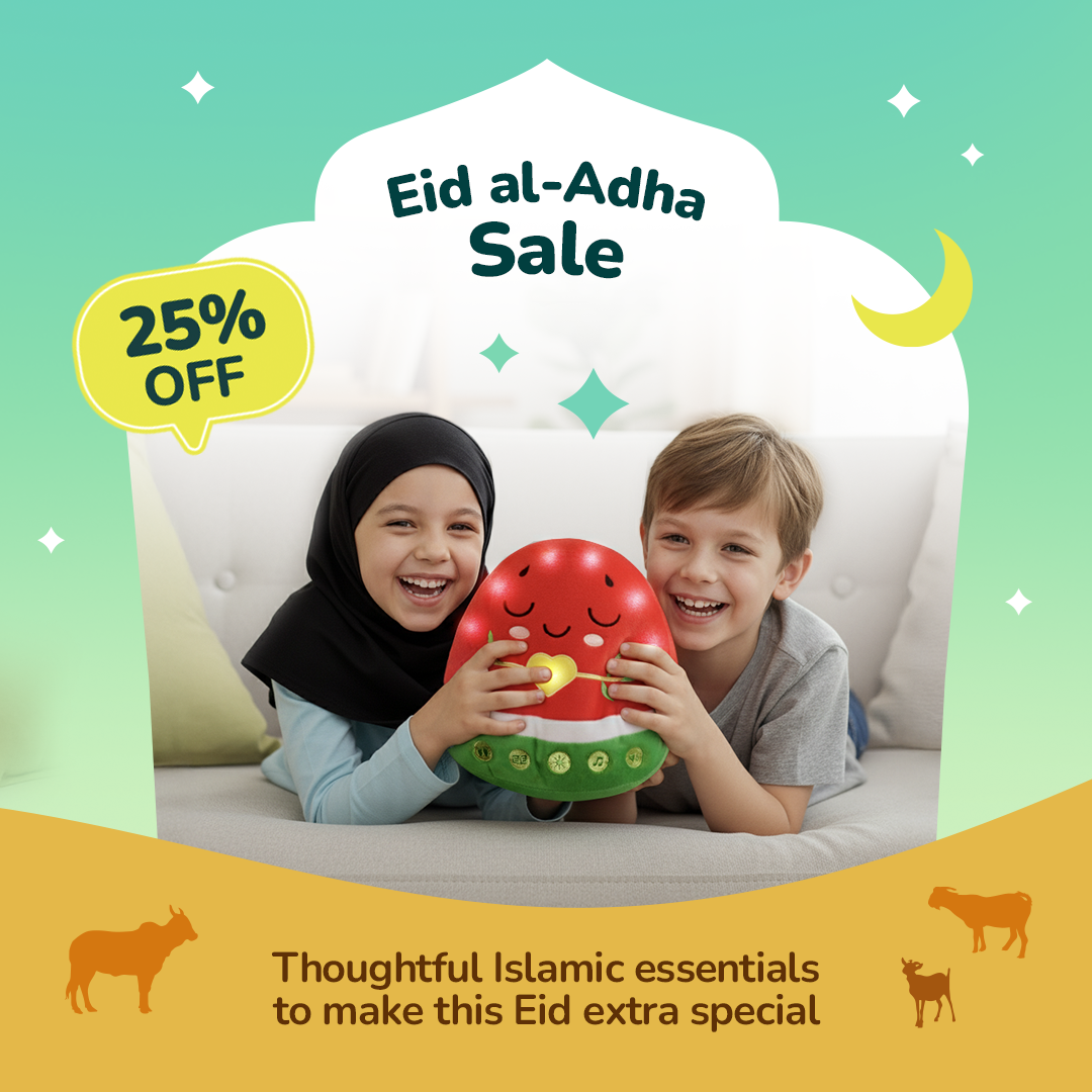 Nūr Watermelon Interactive Plushie | Islamic Toys for Kids
