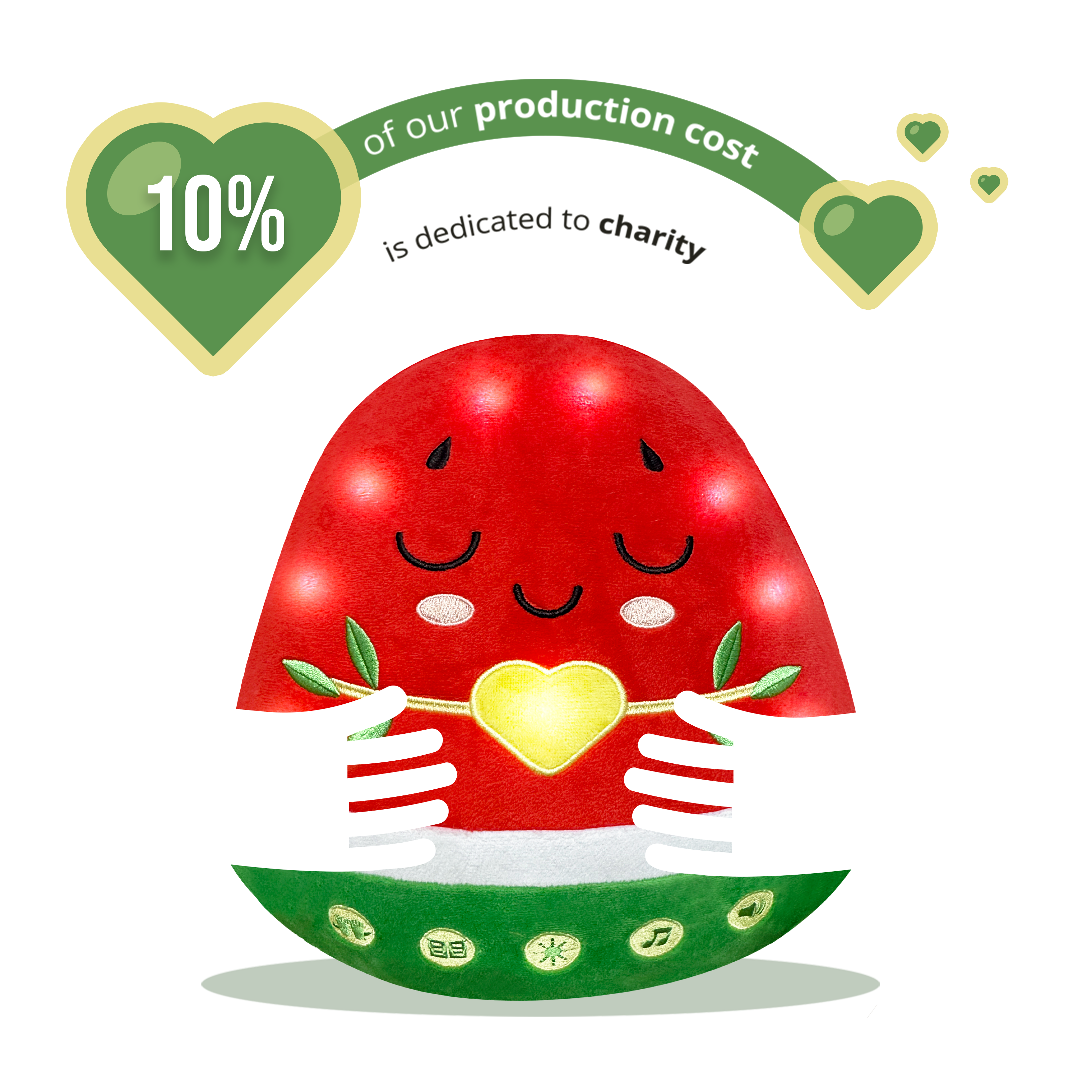 Nūr Watermelon Interactive Plushie | Islamic Toys for Kids