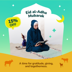 Adult Padded Prayer Mat with Soft Mint Floral Design | Urban Rugs UK | Ramadan & Eid Gift