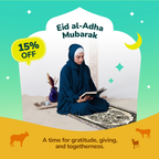 Adult Premium Padded Prayer Mat with Vintage Botanical Design | Urban Rugs UK | Ramadan & Eid Gift