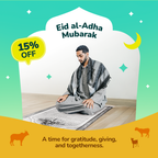 Adult Padded Prayer Mat with Palestinian Kufiya Design by Urban Rugs UK | Ramadan & Eid Gift